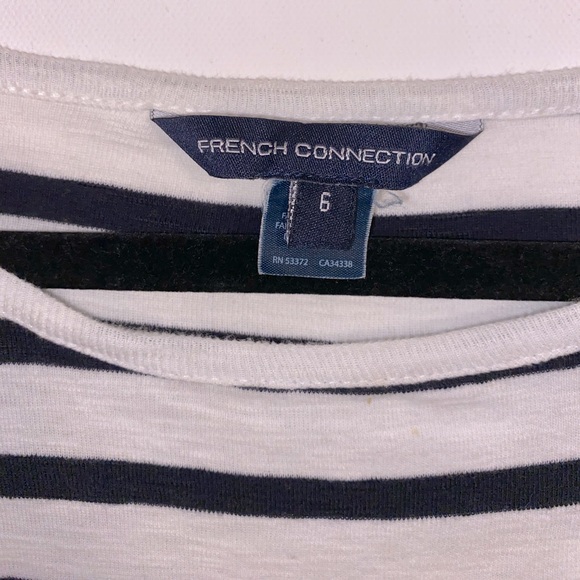 FRENCH CONNECTION Striped Mini Dress Women’s Small - Picture 2 of 2